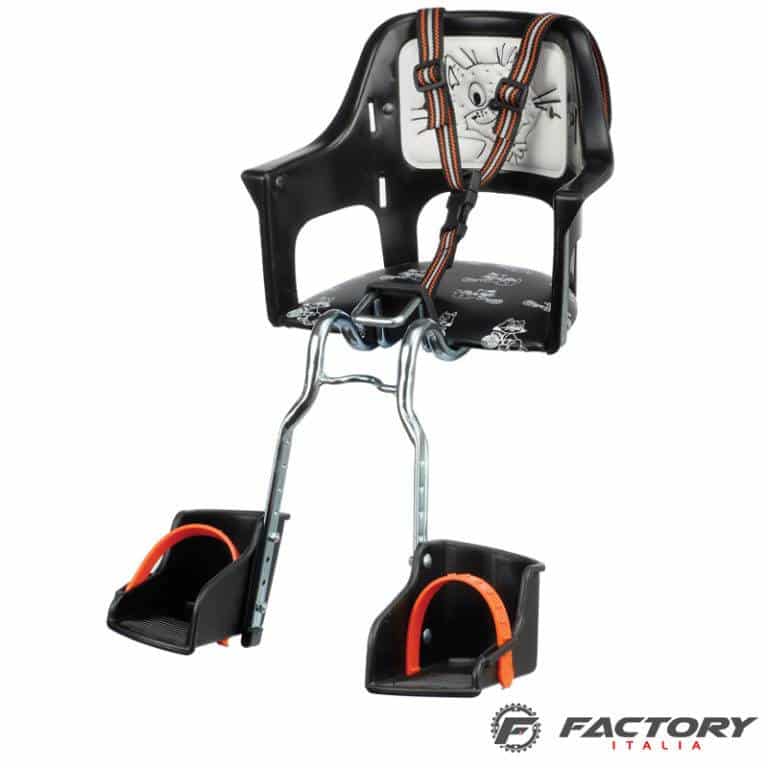 Seggiolino Bici Anteriore Tatoo Plus - Per Bambini 9 Mesi-3 Anni, Fino A 15 Kg, Colore Grigio Scuro - Foto 4