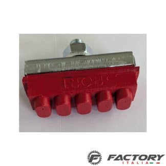 Pattini freno bici classici sport rossi