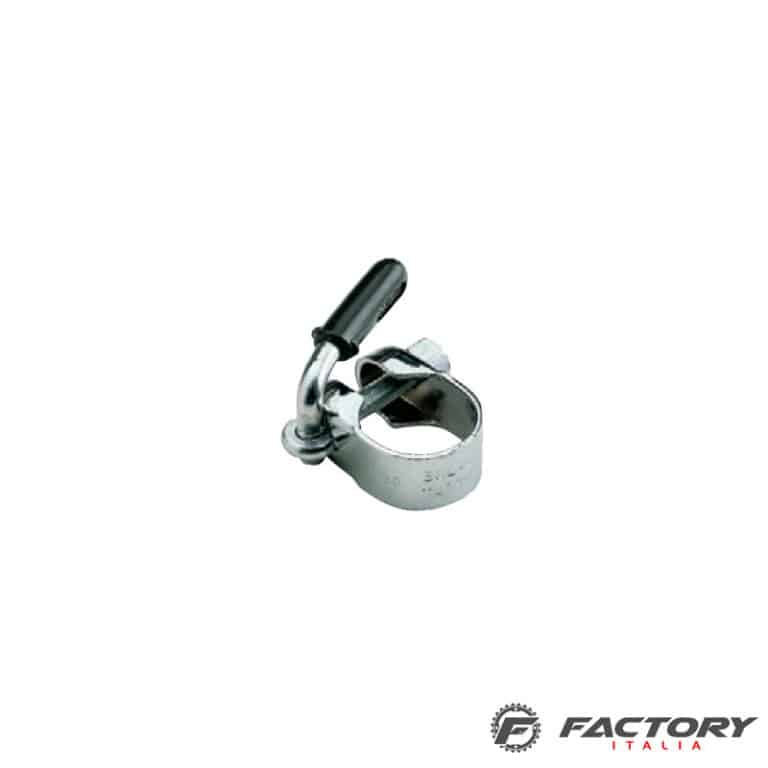 Collarino Reggisella MV-TEK 28,6 Mm Alu Argent – Serrage Rapide Pour Selle De Vélo