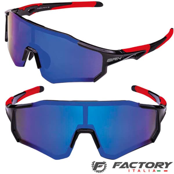 OUTDOORSPARTA TR90 Telaio Polarizzato Occhiali Da Sole Sportivi Ciclismo Occhiali & Occhiali Antivento Per Uominie Donne(1. Tempio Blu Scuro, Lente
