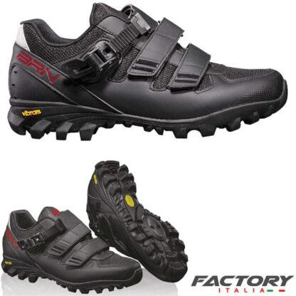 Scarpe MTB Freeride Vibram BRN Nere