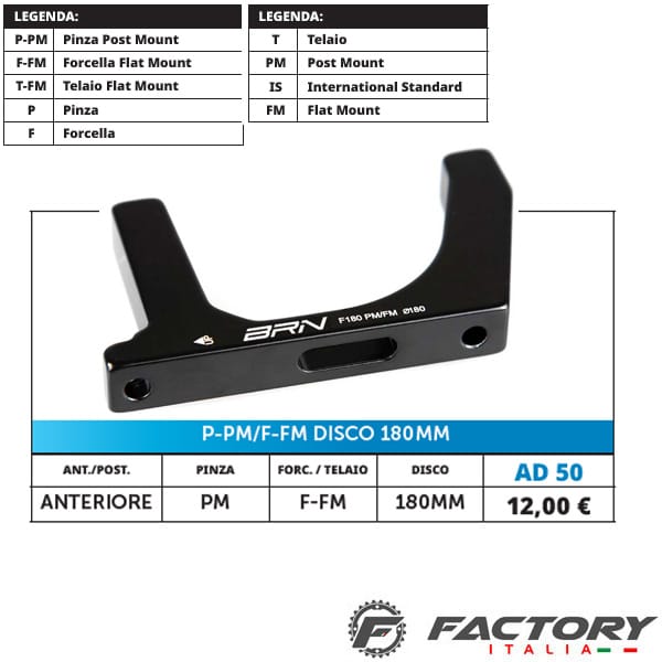 Adattatore Rotore Freno A Disco BMX – Nero – Per Mozzo Flipflop Lato Piccolo
