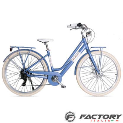 Bicicletta elettrica 28 E-Bike Victoria Via Veneto blu