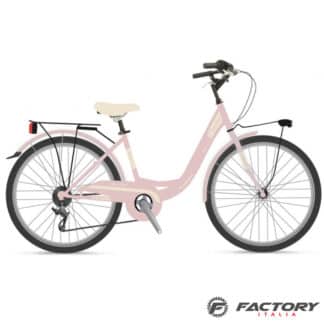 Bicicletta donna 24 velomarche 6 velocità rosa