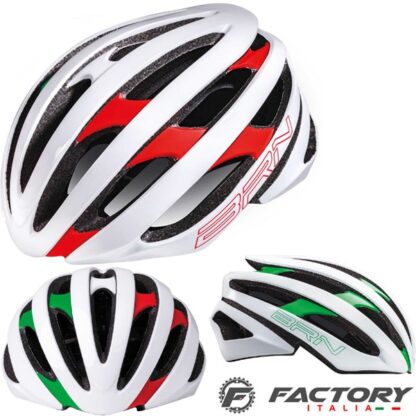 Casco bici strada BRN Corsaro bianco Italia