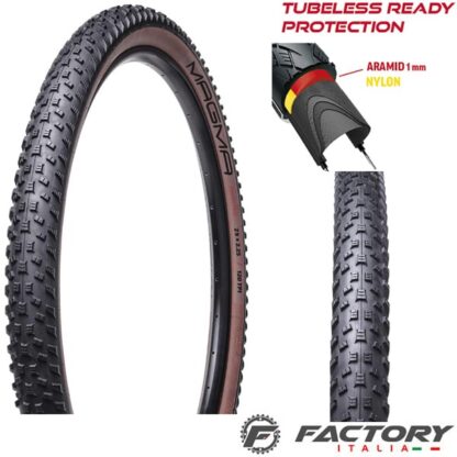 Copertone MTB Tubeless Magma 27.5x2.25 TRP Nero marrone