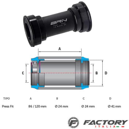 Movimento-centrale-press-Fit-BRN-tipo-B.