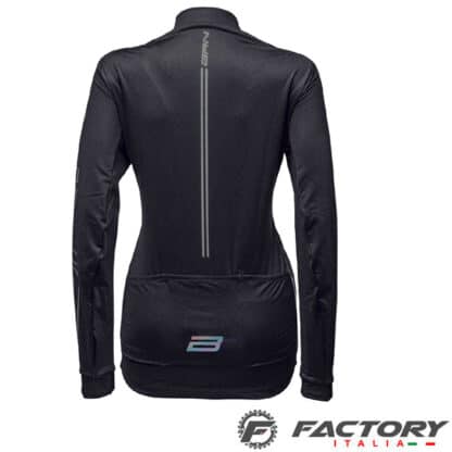 Maglia Invernale felpata BRN Donna nera rear