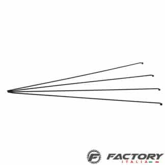 Raggio bici acciaio neri